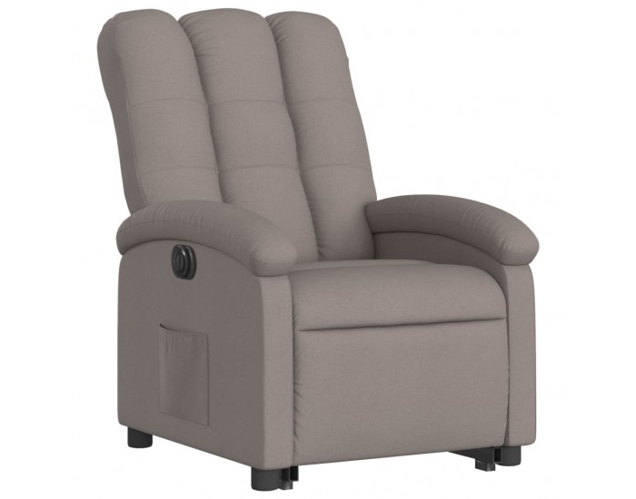 Sonata H Електрически изправящ реклайнер стол, таупе, текстил