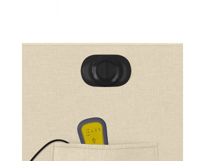 Sonata H Електрически изправящ масажен реклайнер стол кремав текстил