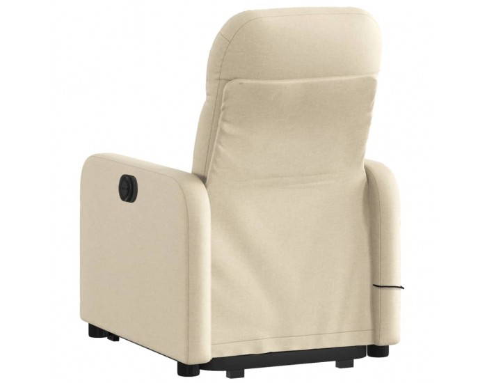 Sonata H Електрически изправящ масажен реклайнер стол кремав текстил