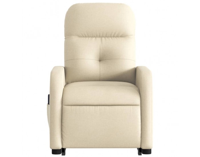 Sonata H Електрически изправящ масажен реклайнер стол кремав текстил