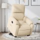 Sonata H Електрически изправящ реклайнер, кремав, микрофибърен текстил