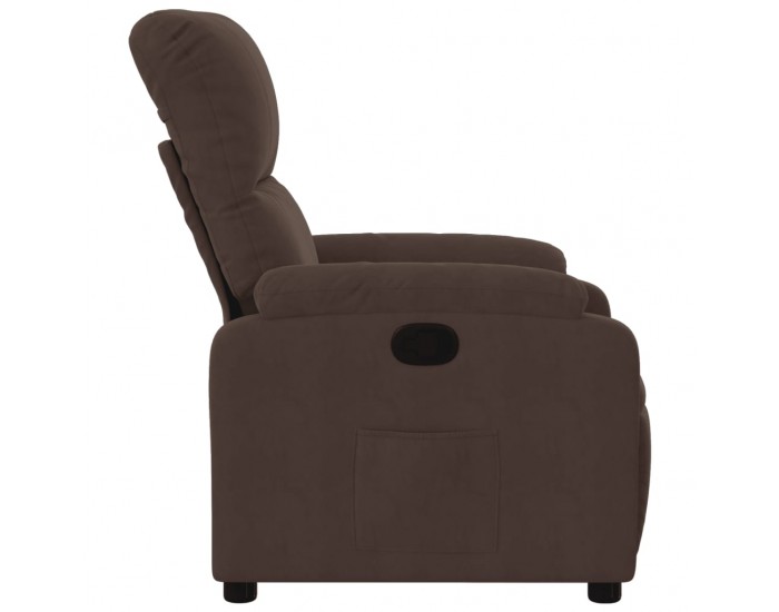 Sonata H Реклайнер стол, кафяв, микрофибърен текстил