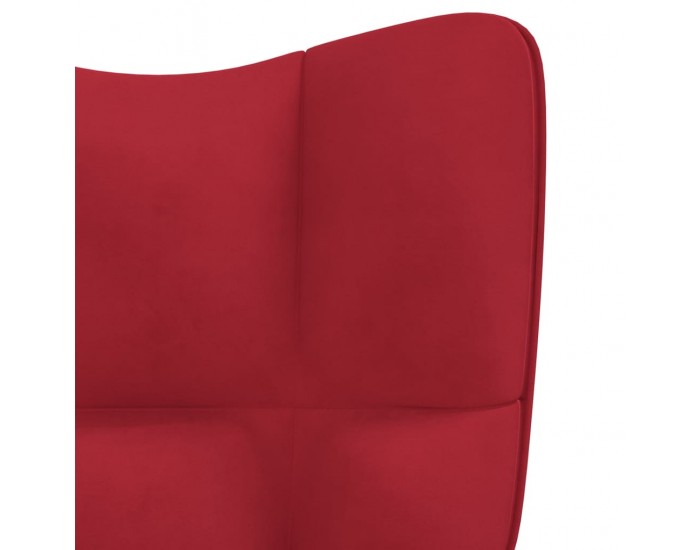 Sonata H Релакс стол, виненочервен, кадифе