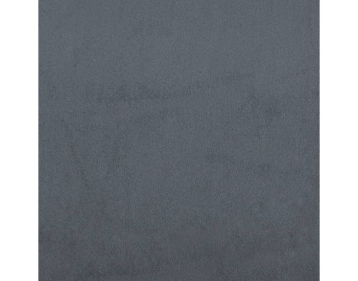 Sonata H Релакс стол с табуретка, тъмносив, кадифе