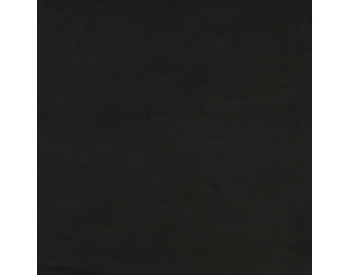 Sonata H Релакс стол с табуретка, черен, кадифе