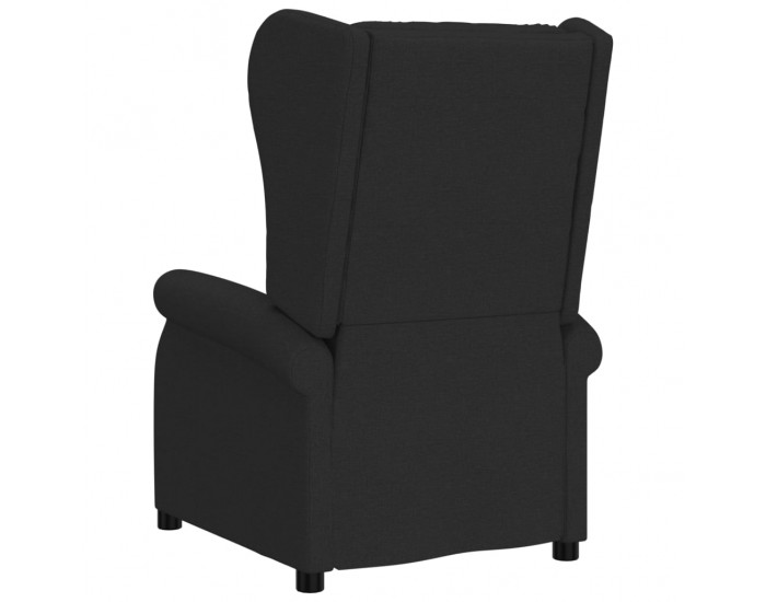 Sonata H Wingback електрически реклайнер стол, черен, текстил