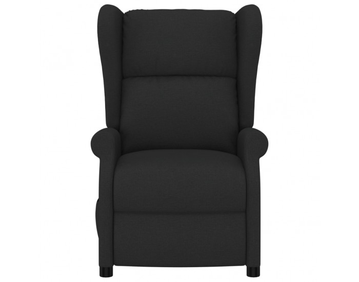 Sonata H Wingback електрически реклайнер стол, черен, текстил