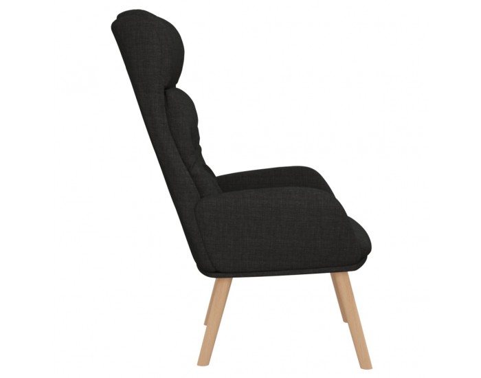 Sonata H Релакс стол, черен, текстил