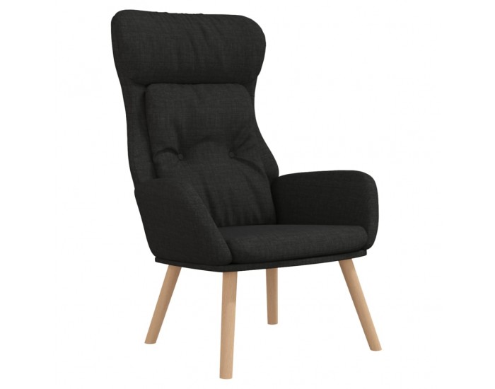 Sonata H Релакс стол, черен, текстил