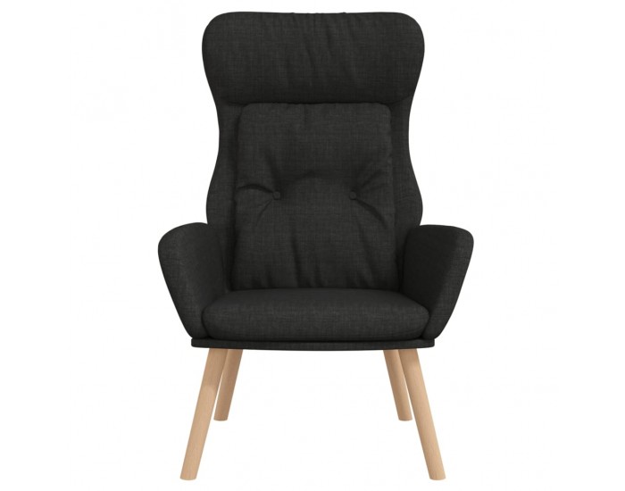 Sonata H Релакс стол, черен, текстил