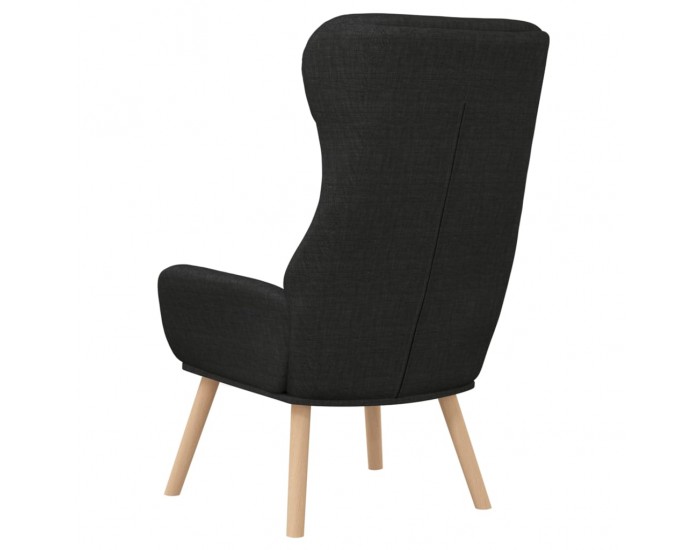 Sonata H Релакс стол, черен, текстил