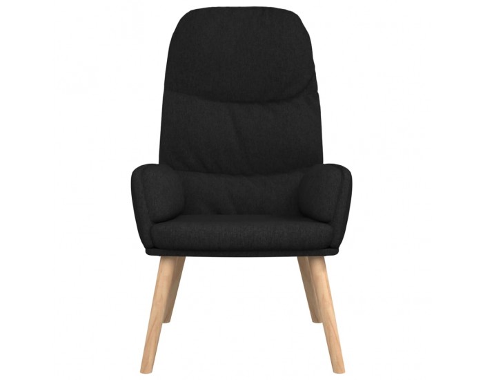 Sonata H Стол за релакс, черен, текстил