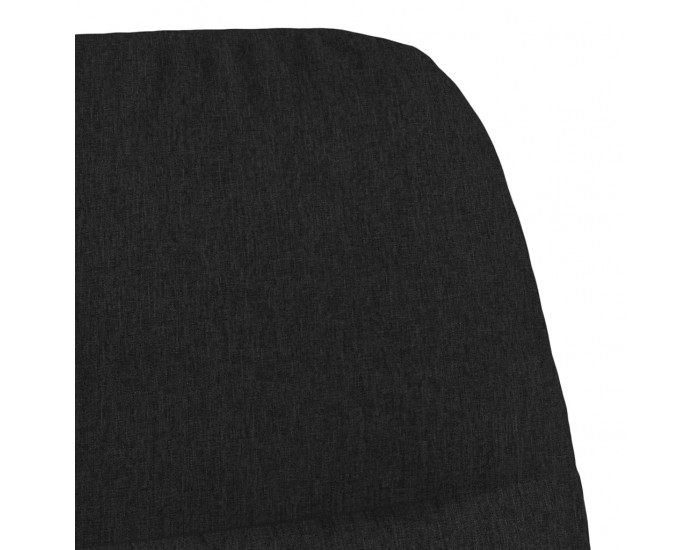 Sonata H Стол за релакс, черен, текстил