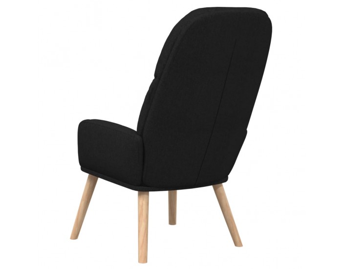 Sonata H Стол за релакс, черен, текстил