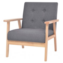 Sonata H Кресло, тъмносиво, текстил - Фотьойли