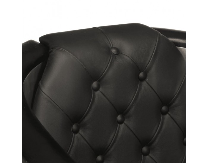 Sonata H Фотьойл Aviator, черен, естествена кожа