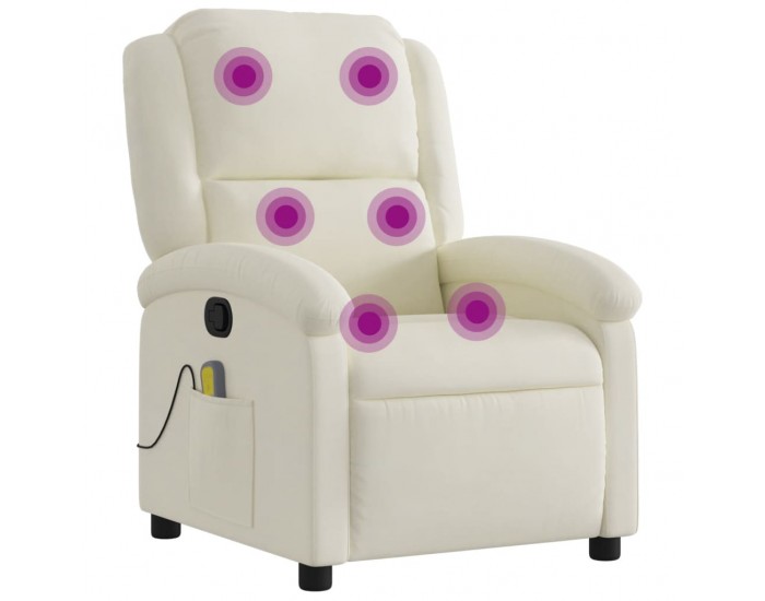 Sonata H Масажен наклоняем стол, кремав, кадифе