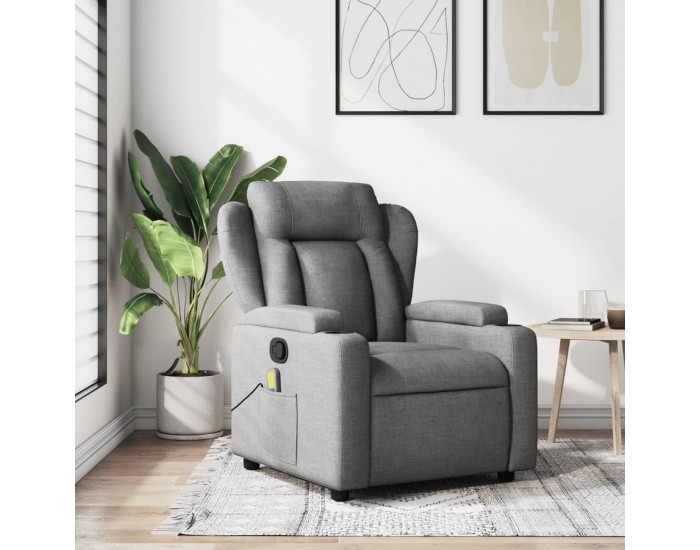 Sonata H Масажен наклоняем стол, тъмносив, текстил