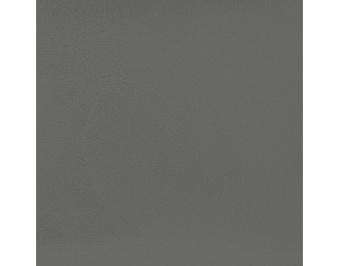 Sonata H Объл фотьойл с табуретка за крака, сиво, изкуствена кожа