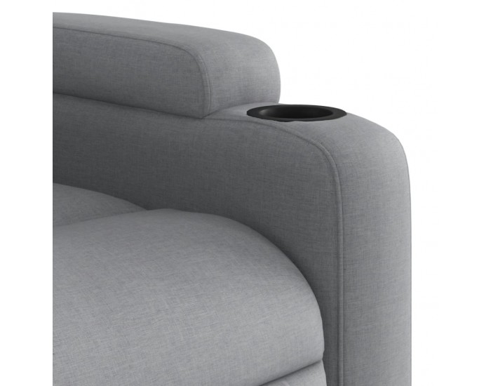 Sonata H Електрически наклоняем стол, светлосив, текстил