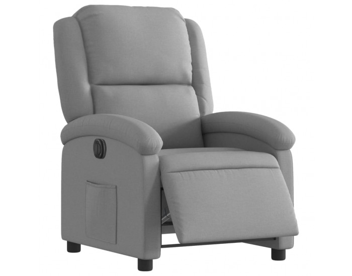 Sonata H Електрически наклоняем стол, светлосив, текстил