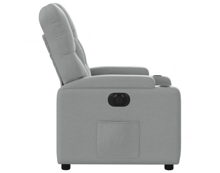 Sonata H Електрически наклоняем стол, светлосив, текстил