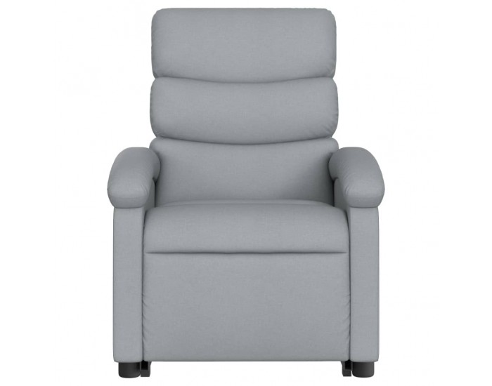 Sonata H Изправящ масажен реклайнер стол, светлосив, текстил