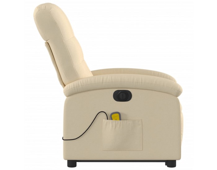 Sonata H Електрически изправящ масажен реклайнер стол кремав текстил