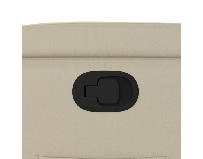 Sonata H Изправящ реклайнер стол, кремав, изкуствена кожа