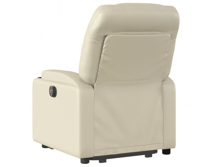 Sonata H Изправящ реклайнер стол, кремав, изкуствена кожа