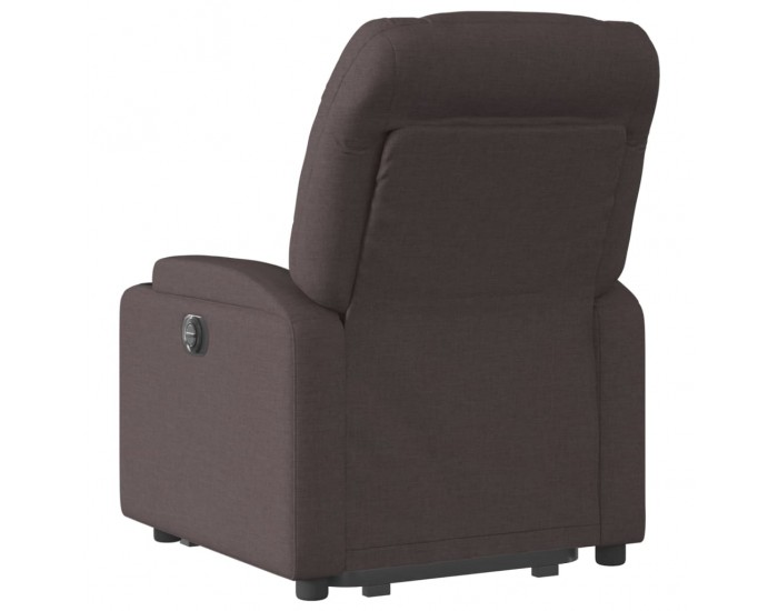 Sonata H Електрически изправящ реклайнер стол, тъмнокафяв, текстил