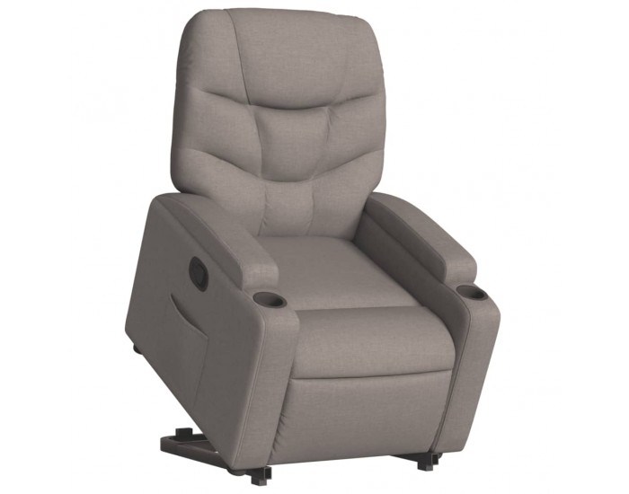 Sonata H Изправящ реклайнер стол, таупе, текстил