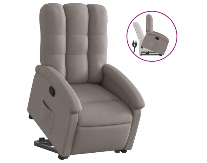 Sonata H Изправящ реклайнер стол, таупе, текстил