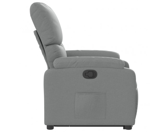 Sonata H Изправящ реклайнер стол, светлосив, текстил