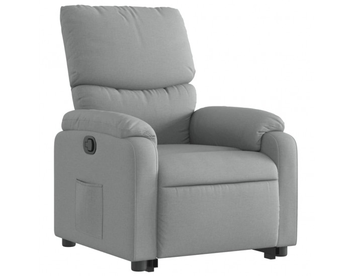 Sonata H Изправящ реклайнер стол, светлосив, текстил