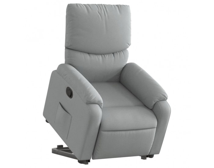 Sonata H Изправящ реклайнер стол, светлосив, текстил