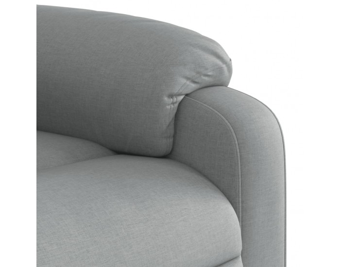 Sonata H Изправящ реклайнер стол, светлосив, текстил