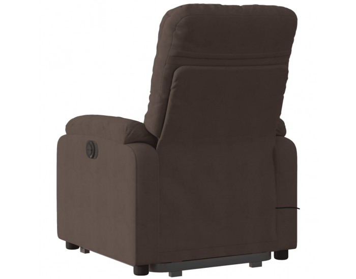 Sonata H Изправящ масажен наклоняем стол, кафяв, микрофибърен текстил