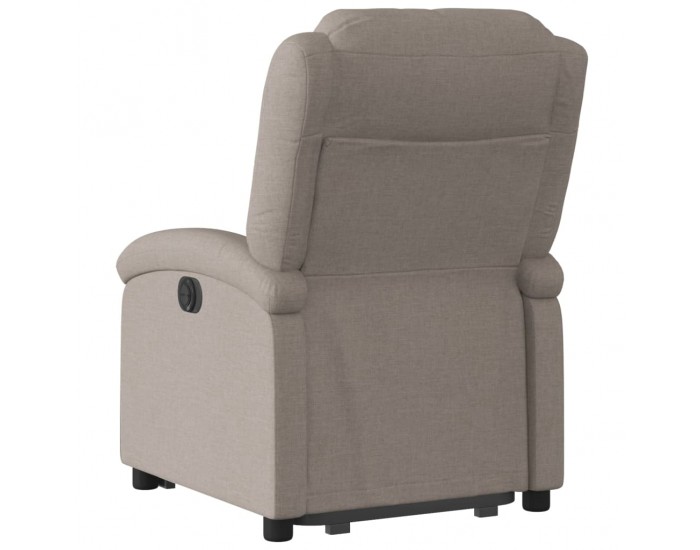 Sonata H Електрически изправящ реклайнер стол, таупе, текстил