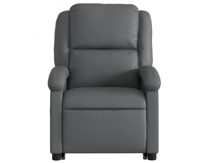 Sonata H Електрически изправящ масажен реклайнер стол, сив, еко кожа