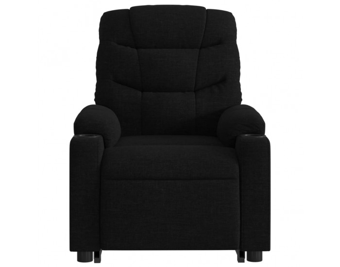 Sonata H Електрически изправящ масажен реклайнер стол черен текстил