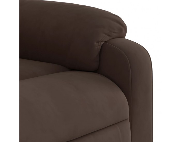 Sonata H Електрически изправящ масажен реклайнер, кафяв, микрофибър