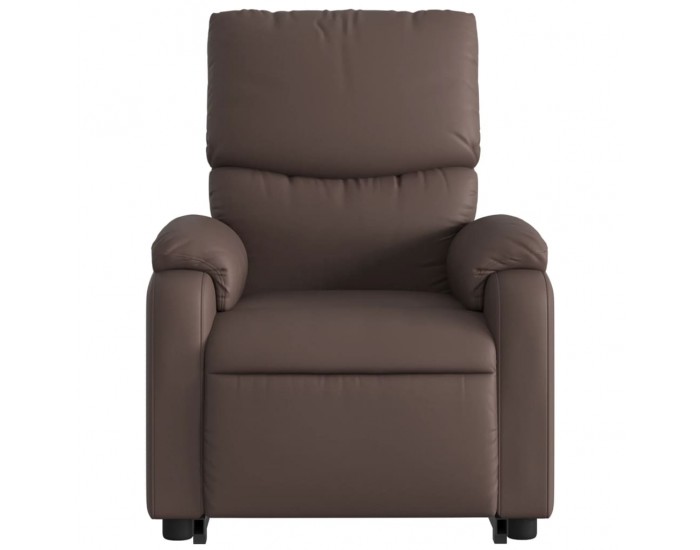 Sonata H Електрически изправящ реклайнер стол, кафяв, изкуствена кожа