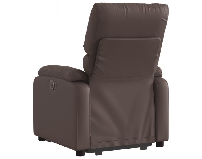 Sonata H Електрически изправящ реклайнер стол, кафяв, изкуствена кожа