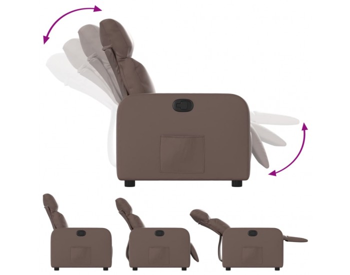 Sonata H Наклоняем стол, кафяв, изкуствена кожа