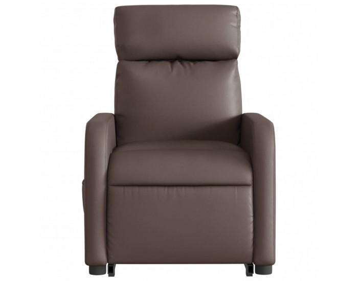 Sonata H Електрически изправящ реклайнер стол, кафяв, изкуствена кожа