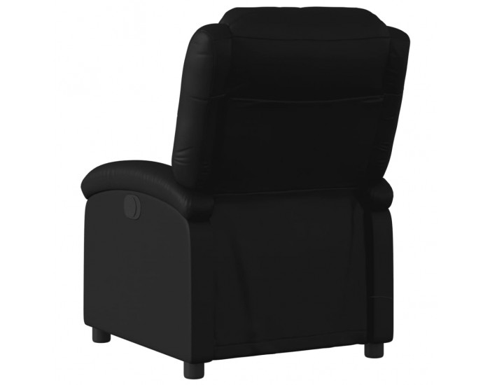 Sonata H Електрически масажен реклайнер стол, черен, изкуствена кожа