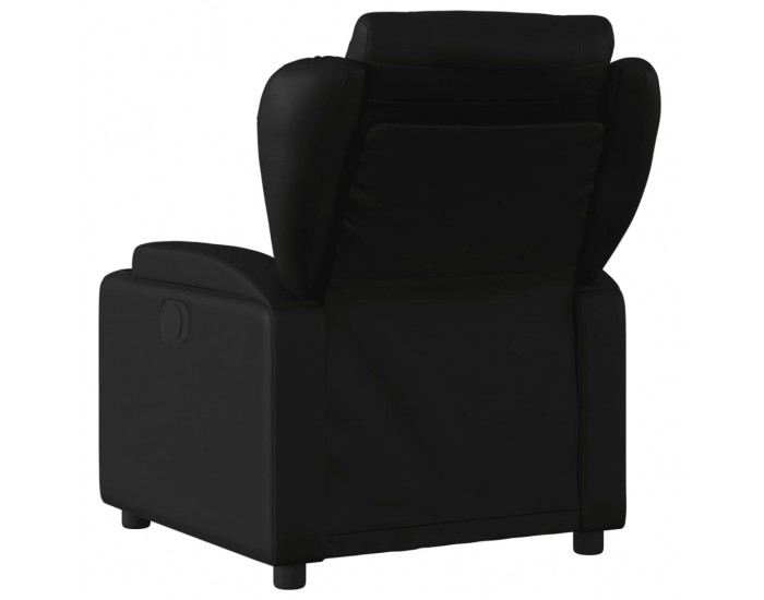 Sonata H Електрически масажен реклайнер стол, черен, изкуствена кожа