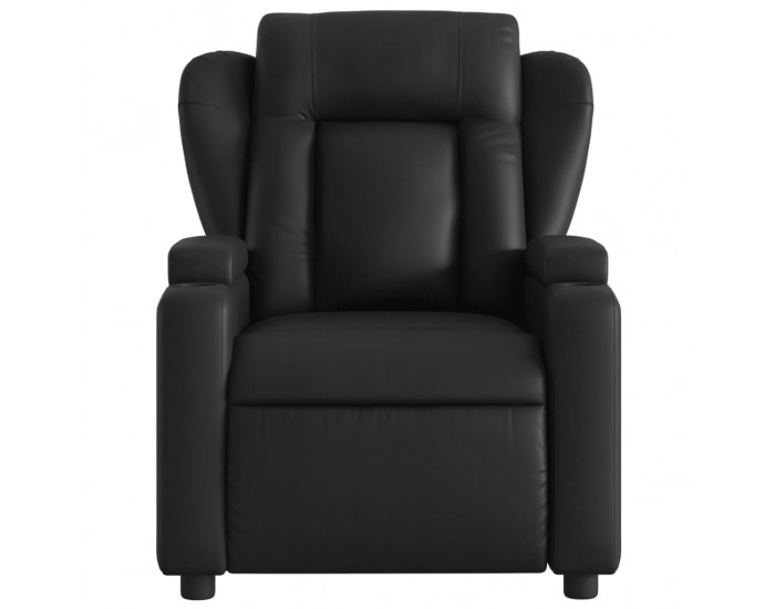 Sonata H Електрически масажен реклайнер стол, черен, изкуствена кожа