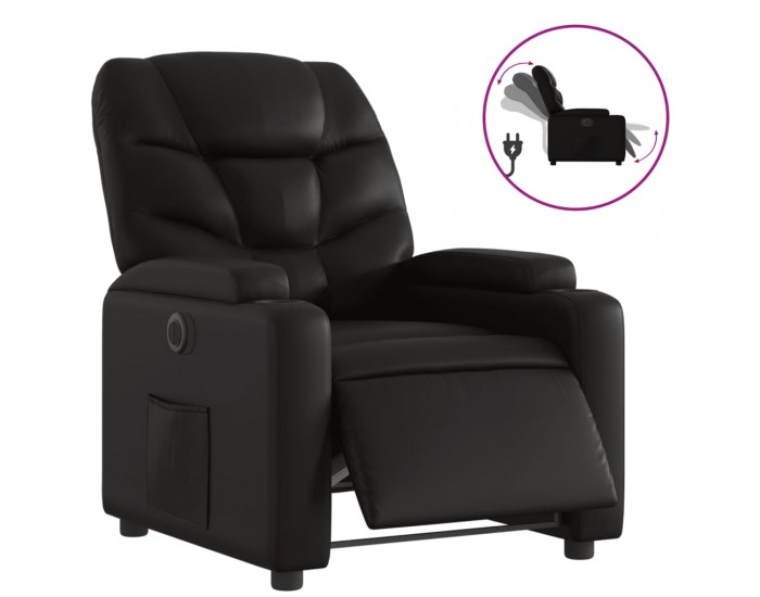 Sonata H Електрически наклоняем стол, черен, изкуствена кожа